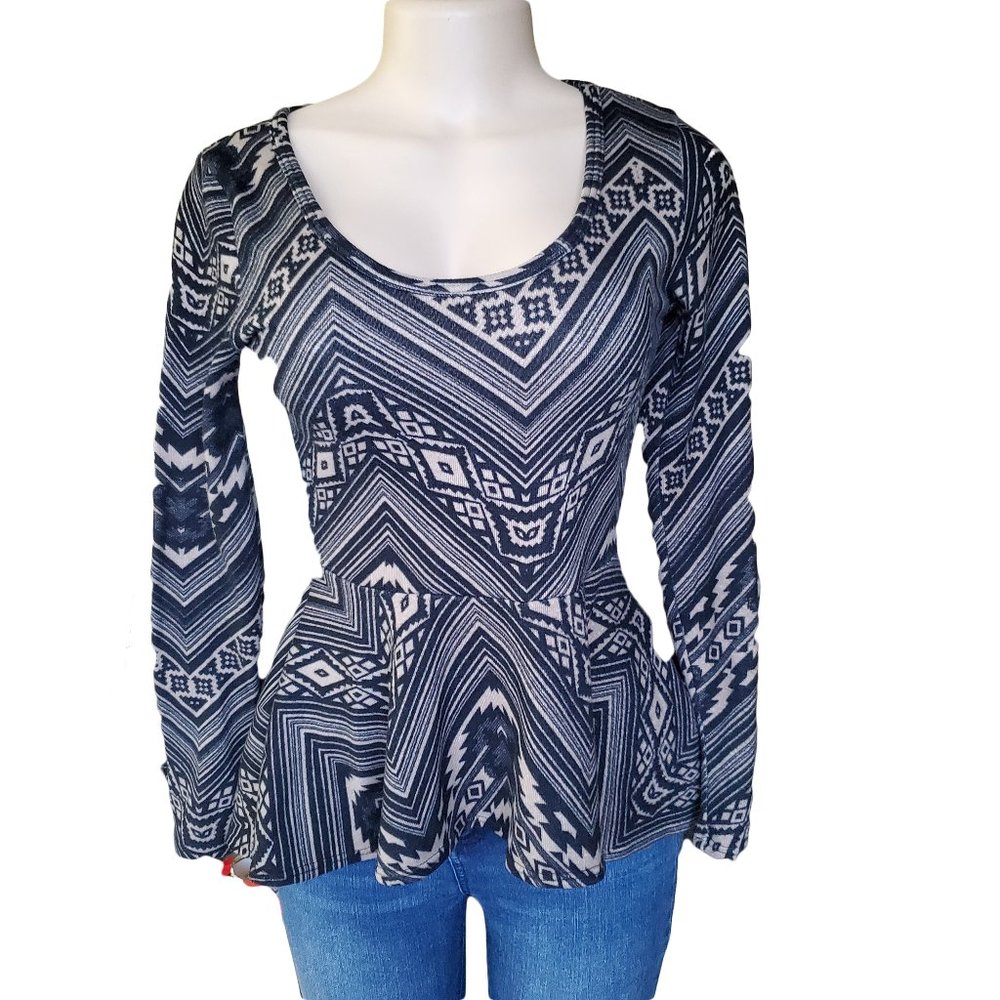 🌞 Say Anything Printed Hi-Lo Top